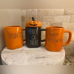 Rae Dunn Halloween mugs